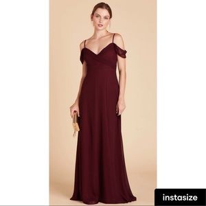 SPENCE CONVERTIBLE GOWN - Burgundy/Cabernet
